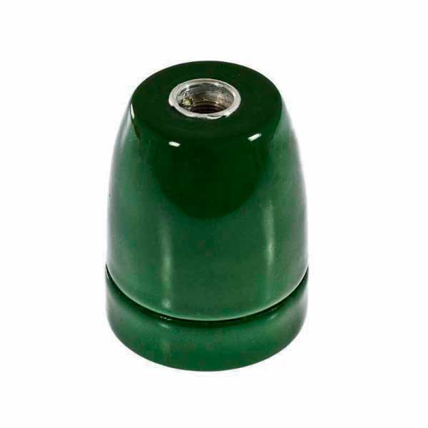 Suporte Cerâmica E27 Verde Suporte Cerâmica E27 Verde